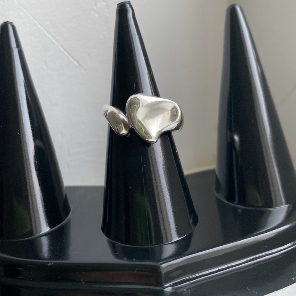 Tiffany and Co. Elsa Peretti Full Heart Ring Size 5.25